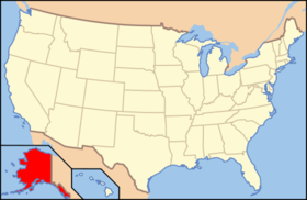 Location of Alaska