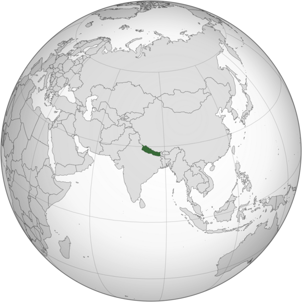 File:Location of Nepal.png