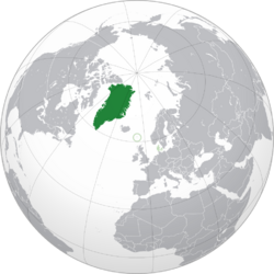 Location of Greenland